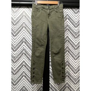 J Brand Suvi Button Ankle Skinny Jeans in Jungle Size 27